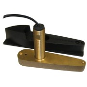 CPT-120 Bronze Through Hull CHIRP Transducer with High Speed Fairing, Depth & Temp, Direct connect to CP100 & xx8 MFDs (10m cable)