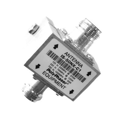 Грозоразрядник PolyPhaser IS-50NX-C1, Частотный диапазон: 50-700 МГц. Грозоразрядник PolyPhaser IS-50NX-C1, Частотный диапазон: 50-700 МГц.