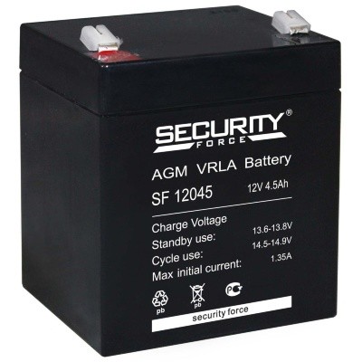 Аккумулятор свинцово-кислотный 12V, 4,5 Ач для эхолотов Аккумулятор свинцово-кислотный 12V, 4,5 Ач для эхолотов
