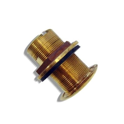 Bronze fitting for long body retractable speed or depth transducer Bronze fitting for long body retractable speed or depth transducer