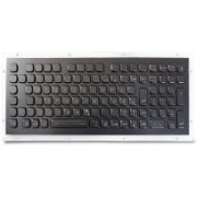 INT-CTR-K04-R01(S4Y) Промышленная клавиатура из нержавеющей стали, гальваническое покрытие из черного титана, врезная