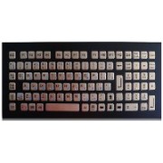 INT-CTR-K05-R01(S4Y) Промышленная клавиатура из нержавеющей стали, гальваническое покрытие из черного титана, врезная