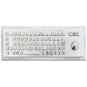 INT-CTR-K08-R01(S4L) Промышленная клавиатура из нержавеющей стали с трекболом, врезная