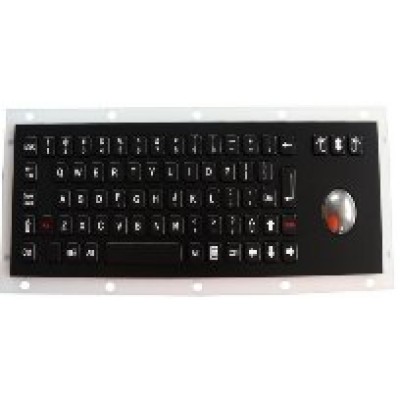 INT-CTR-K10-R01(S4L) Промышленная клавиатура из нержавеющей стали, гальваническое покрытие из черного титана, с трекболом INT-CTR-K10-R01(S4L) Промышленная клавиатура из нержавеющей стали, гальваническое покрытие из черного титана, с трекболом