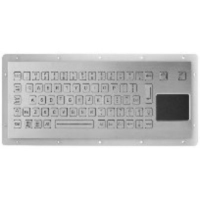 INT-CTR-K14-R01(S4LR) Промышленная клавиатура из нержавеющей стали с сенсорной панелью, врезная INT-CTR-K14-R01(S4LR) Промышленная клавиатура из нержавеющей стали с сенсорной панелью, врезная