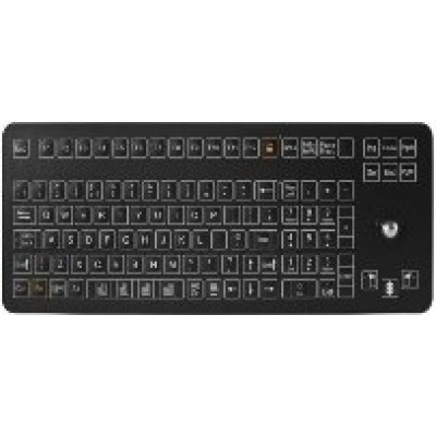 INT-CTR-K25-R01(AY) Промышленная клавиатура мембранная, с трекболом, настольная/VESA INT-CTR-K25-R01(AY) Промышленная клавиатура мембранная, с трекболом, настольная/VESA
