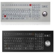 INT-CTR-K26-R01(ALY) Промышленная клавиатура  мембранная, с трекболом, врезная