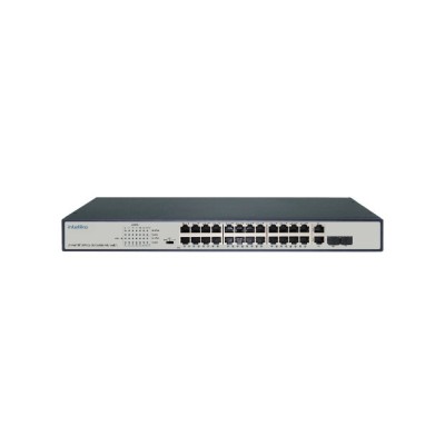 INT-VNST1004-106(RM-FA29-COPU2422G) 24-портовый неуправляемый коммутатор с PoE, 2 порта Combo (Uplink) INT-VNST1004-106(RM-FA29-COPU2422G) 24-портовый неуправляемый коммутатор с PoE, 2 порта Combo (Uplink)