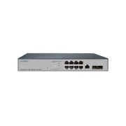 INT-VNST1007-125(RM-FA29-COP2L0820G) 8-портовый гигабитный управляемый коммутатор с PoE, 2 порта SFP (Uplink)
