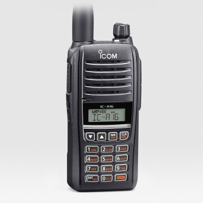 Радиостанция AM Icom IC-A16E, шаг 25/ 8.33 кГц, Tx: 118-137 МГц, Rx: 108-137 МГц, Rx погода 161-163МГц, мощность до 6Вт, 200 каналов, клавиатура, дисплей, ударопрочный корпус, водозащита IP67, в компл Радиостанция AM Icom IC-A16E, шаг 25/ 8.33 кГц, Tx: 118-137 МГц, Rx: 108-137 МГц, Rx погода 161-163МГц, мощность до 6Вт, 200 каналов, клавиатура, дисплей, ударопрочный корпус, водозащита IP67, в компл