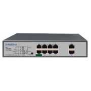 INT-VNST1008-136- 8-х портовый сетевой неуправляемый коммутатор с PoE