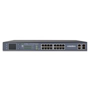 INT-VNST1006-122 - 16-х портовый сетевой неуправляемый коммутатор с PoE (+2 SFP)