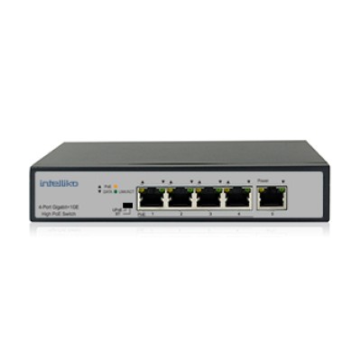 INT-VNST1006-117 - 5 портовый сетевой неуправляемый коммутатор с PoE INT-VNST1006-117 - 5 портовый сетевой неуправляемый коммутатор с PoE