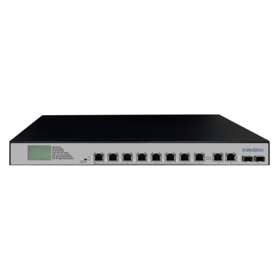 INT-VNST1006-118 - 10-х портовый сетевой неуправляемый коммутатор с PoE (+2 SFP) INT-VNST1006-118 - 10-х портовый сетевой неуправляемый коммутатор с PoE (+2 SFP)