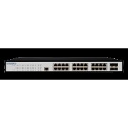 INT-VNST1016-166 (FA29-COPM24-04G10) - 24-х портовый сетевой управляемый коммутатор L2 с PoE