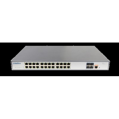 INT-VNST1016-166 (FA35-COPM24-04G10HS) - 24-х портовый сетевой управляемый коммутатор L2 с PoE INT-VNST1016-166 (FA35-COPM24-04G10HS) - 24-х портовый сетевой управляемый коммутатор L2 с PoE