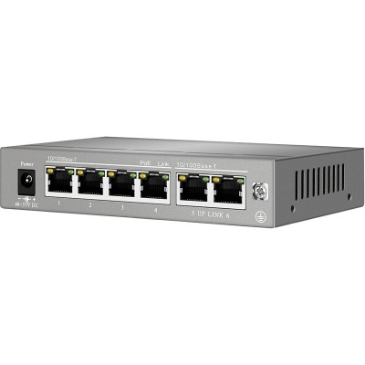 INT-NST1004-102: 4-х портовый сетевой неуправляемый коммутатор с PoE INT-NST1004-102: 4-х портовый сетевой неуправляемый коммутатор с PoE