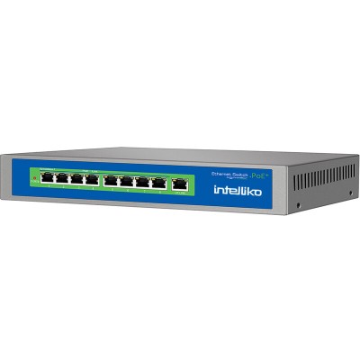 INT-NST2008-133: 8-ми портовый сетевой неуправляемый коммутатор с PoE INT-NST2008-133: 8-ми портовый сетевой неуправляемый коммутатор с PoE