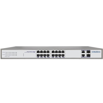 INT-NST1016-166: 16-ти портовый сетевой управляемый коммутатор с PoE INT-NST1016-166: 16-ти портовый сетевой управляемый коммутатор с PoE