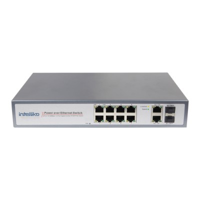 INT-VNST1005-111: 8-х портовый сетевой неуправляемый коммутатор (+2 SFP) с PoE INT-VNST1005-111: 8-х портовый сетевой неуправляемый коммутатор (+2 SFP) с PoE