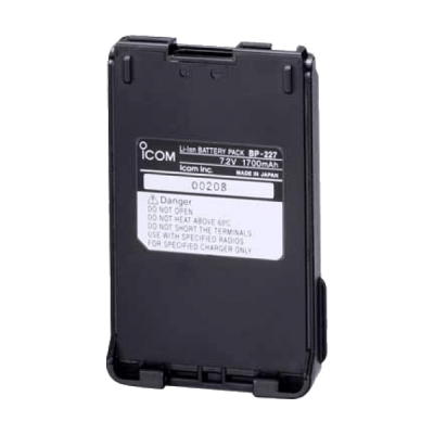 Взрывозащищенный аккумулятор Li-Ion Icom BP-227UL Взрывозащищенный аккумулятор Li-Ion Icom BP-227UL